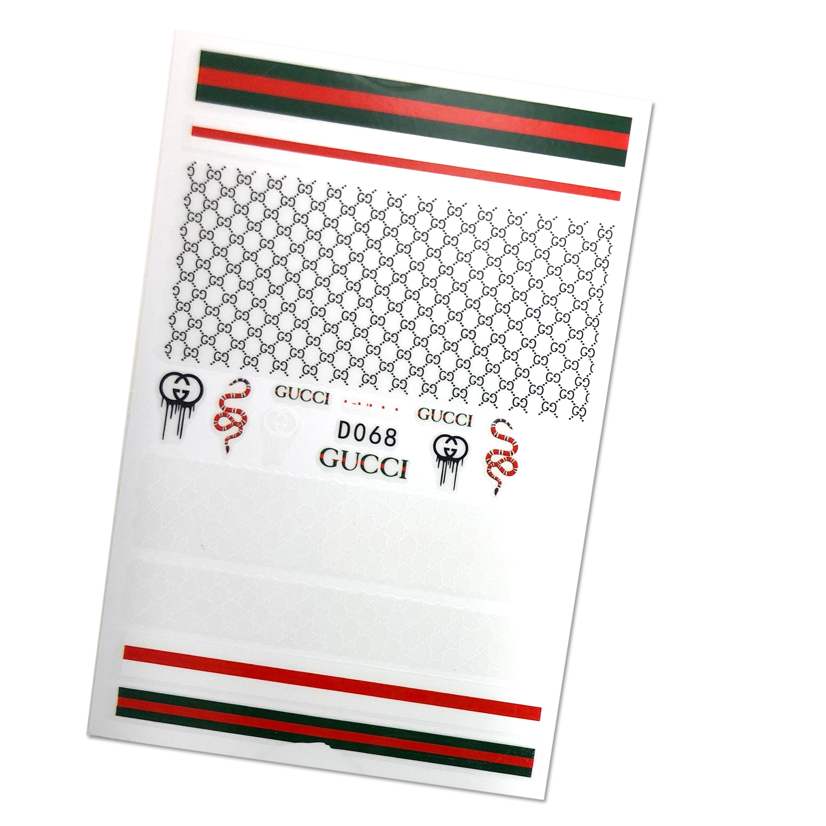 Brand name GC sticker 4 colors