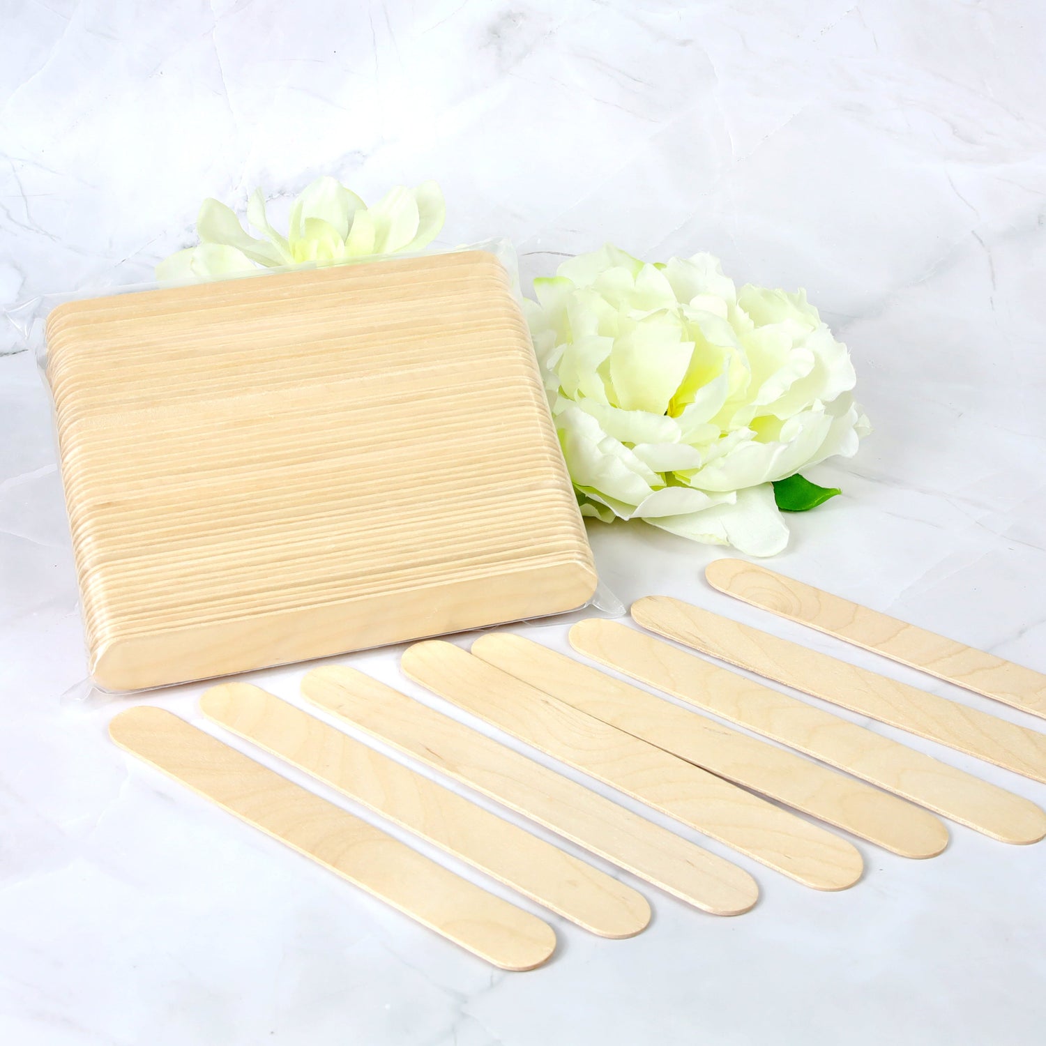 Large Wooden Wax Stick - 100 pcs/bag