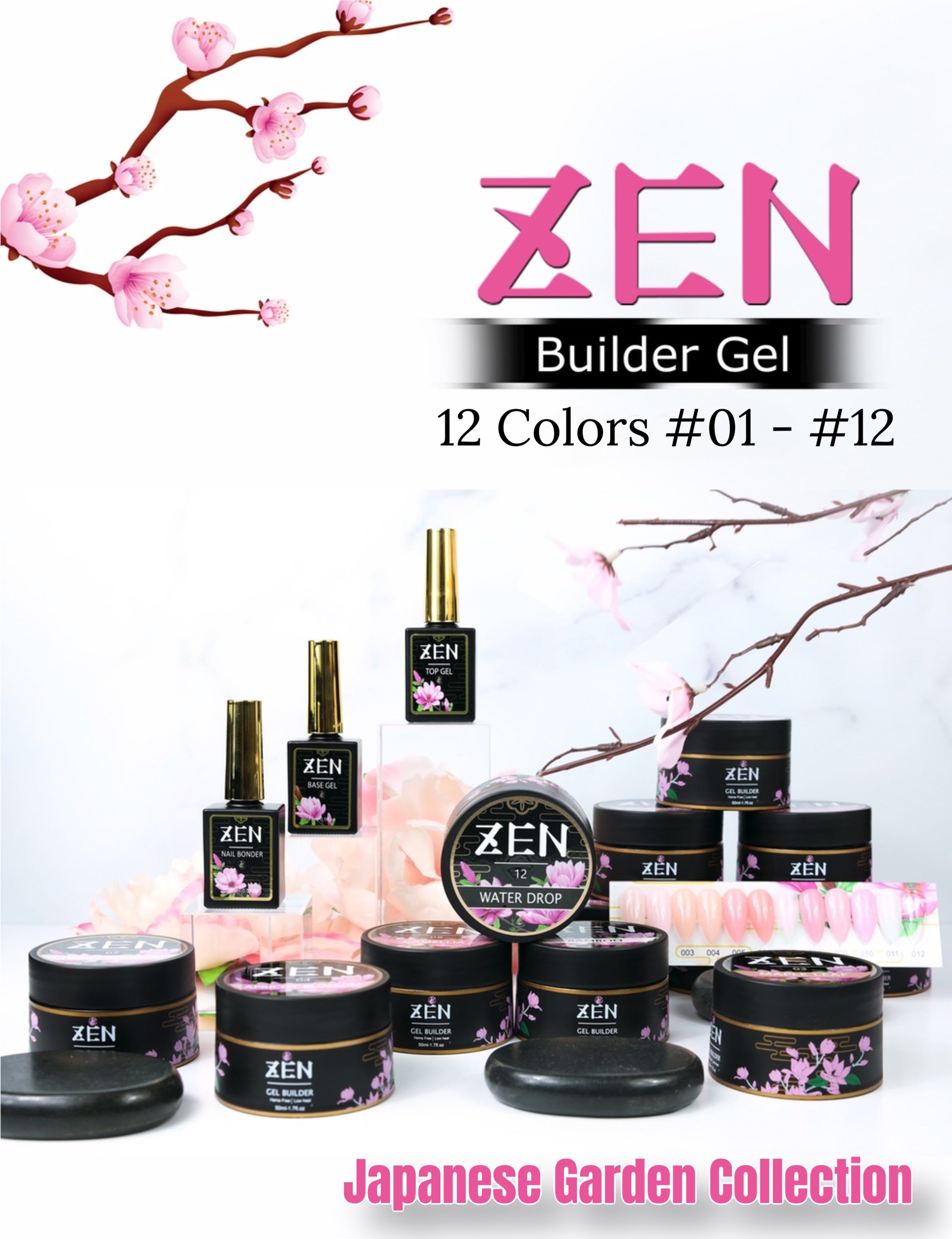 ZEN | Builder Gel Japanese Garden Collection 