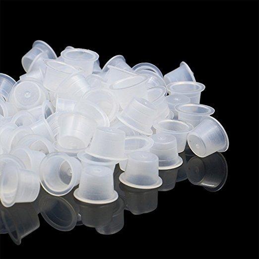 PMU Tool - Disposable Plastic Tattoo Ink Caps - 1000pcs