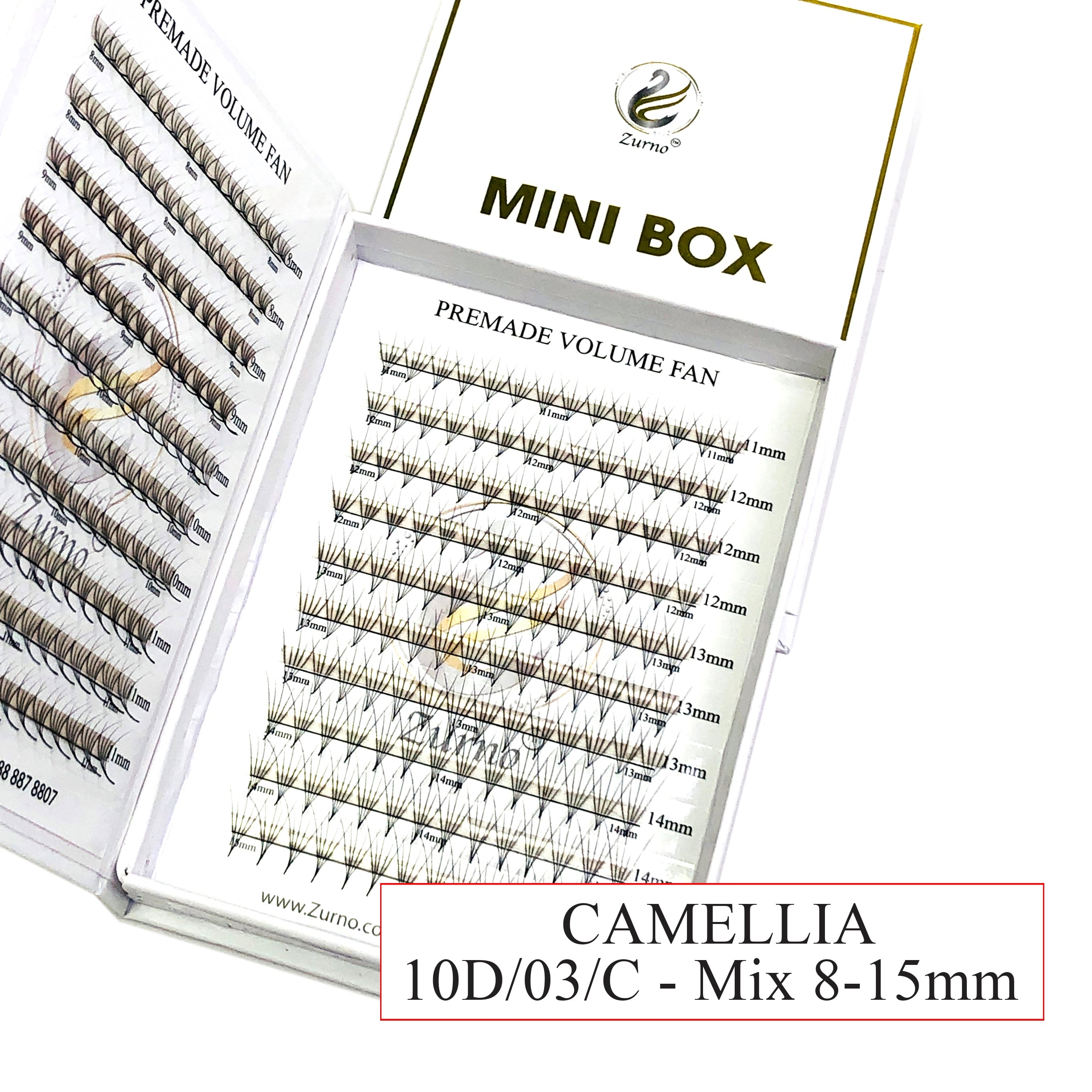 Zurno Lash - Mini Box | Camellia/Wispy - Kim K - Volume