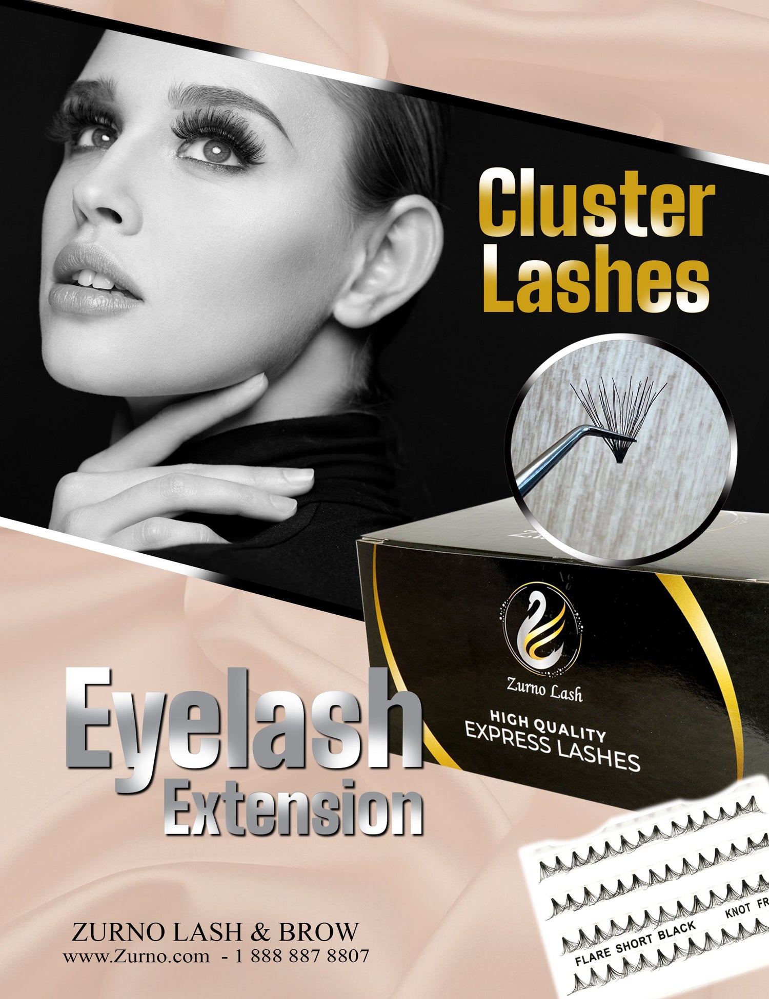 Zurno Cluster/Flare Lash