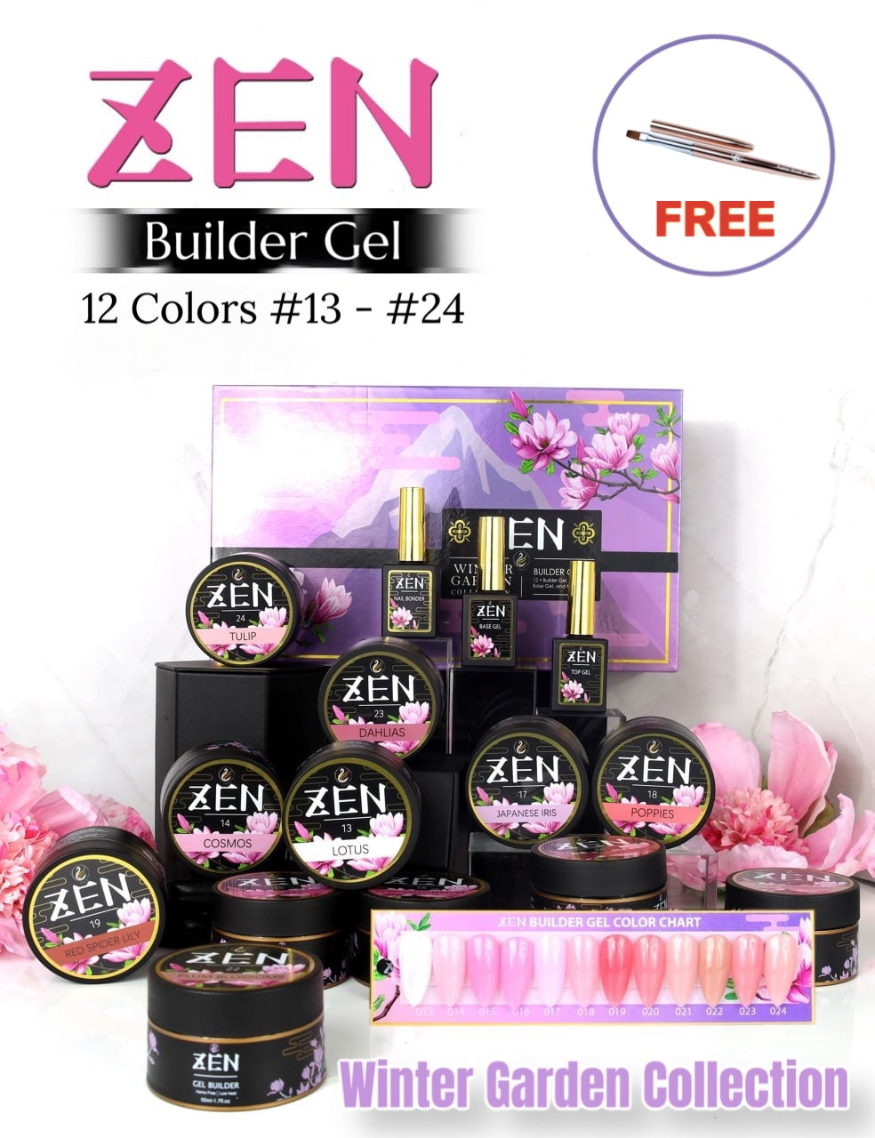 ZEN | Builder Gel Winter Garden Collection 