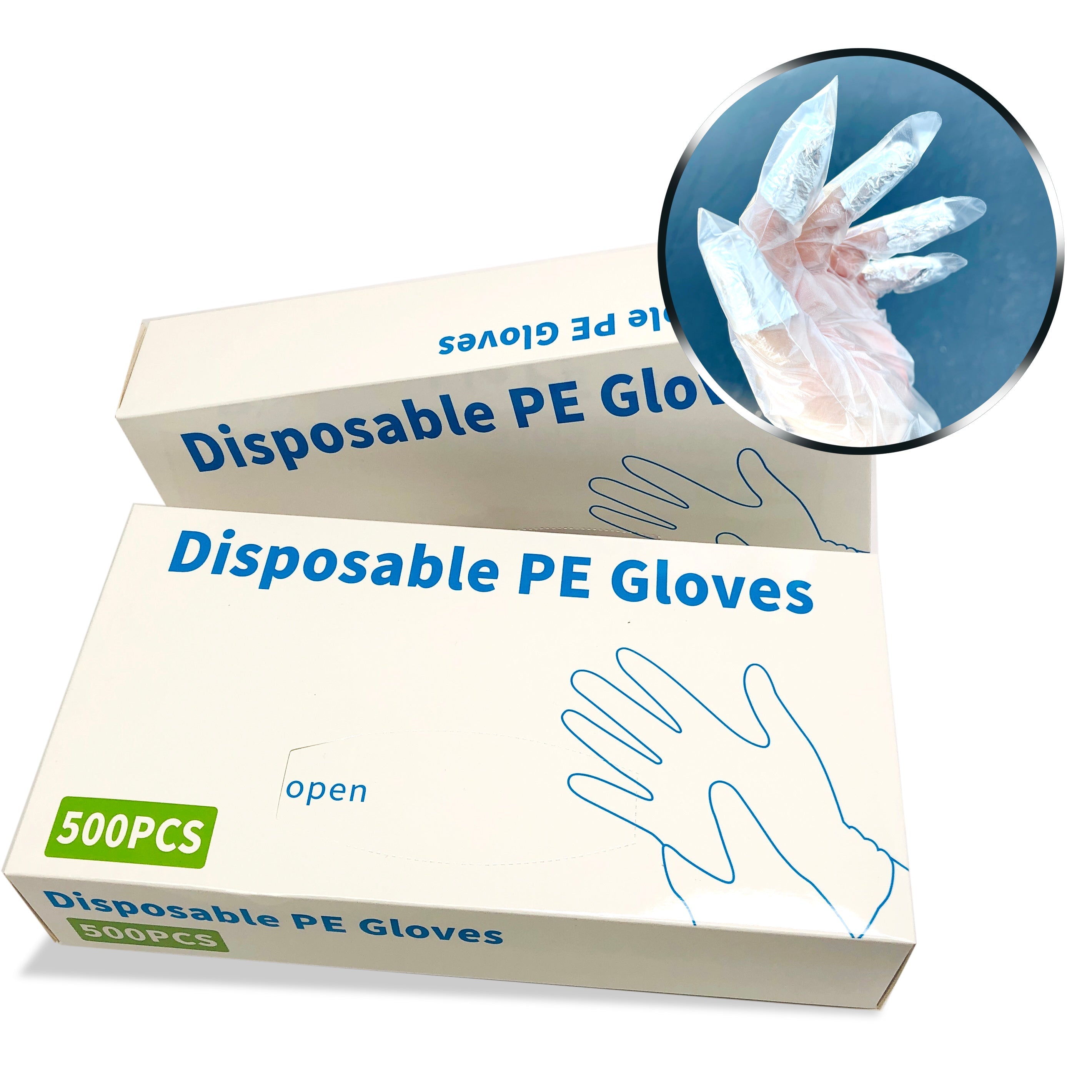 Disposable PE Gloves - 1000 pcs