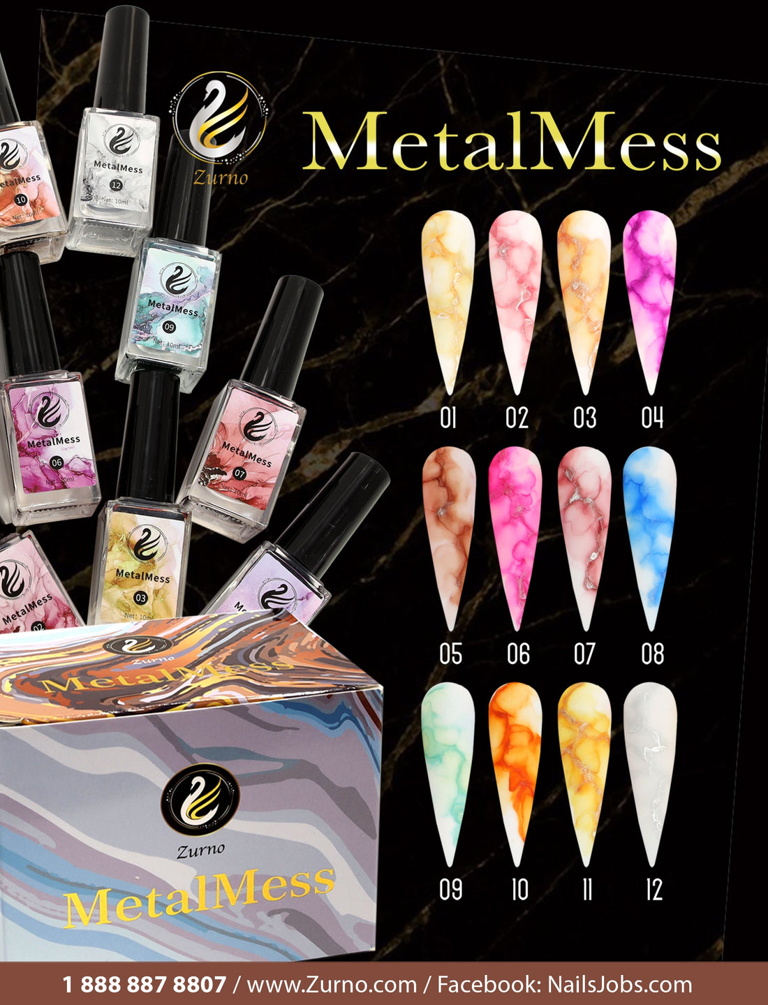 MetalMess - Set 12 Colors