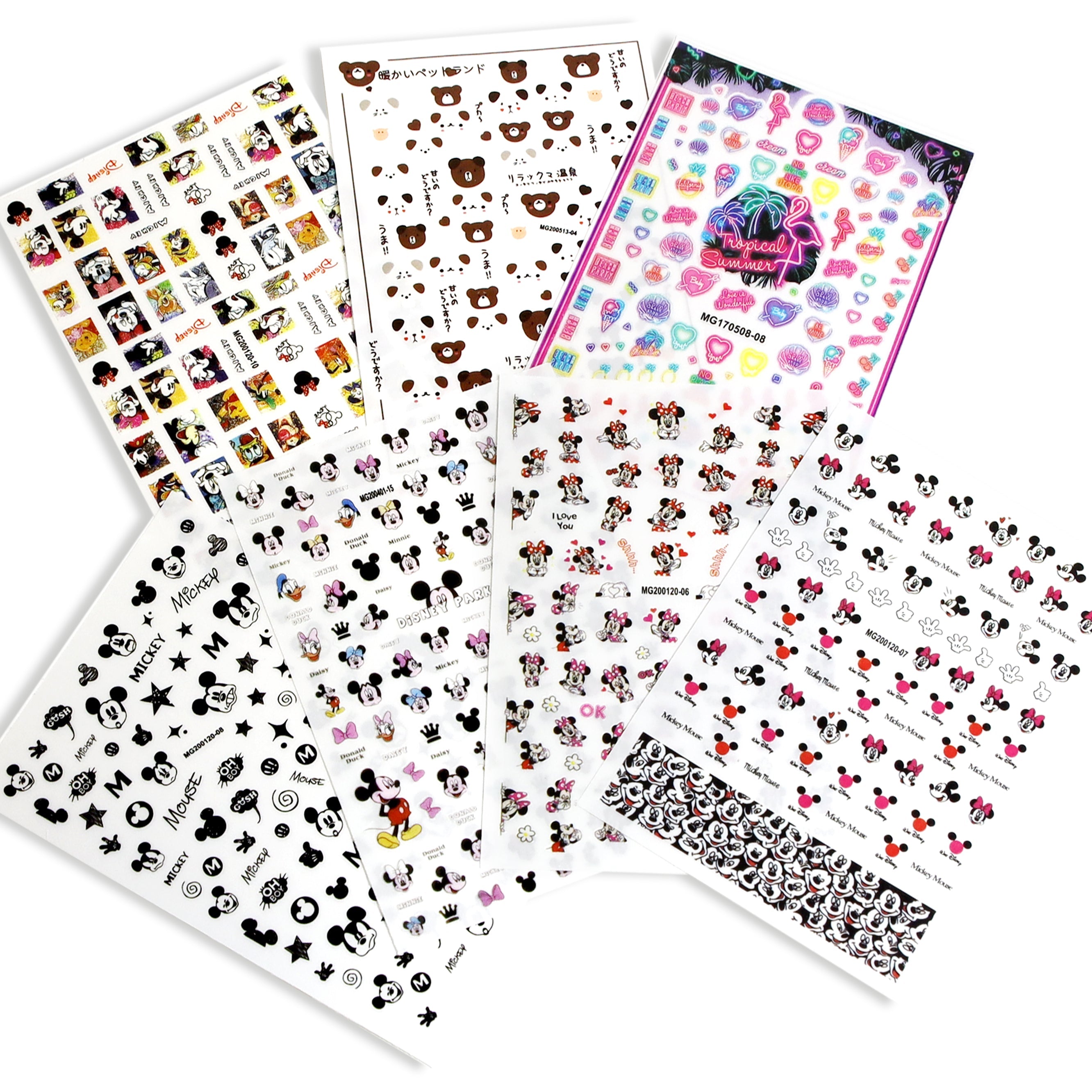 Mickey Sticker Set 1 (7 pcs)