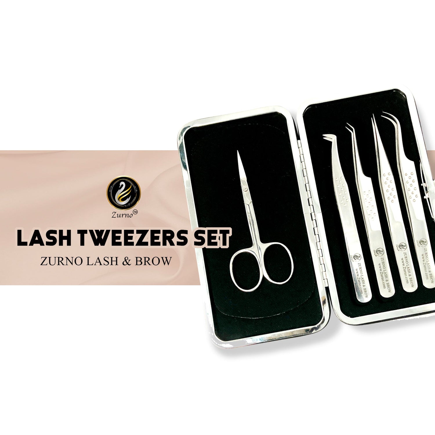 Zurno Professional Eyelash Extension Tweezer