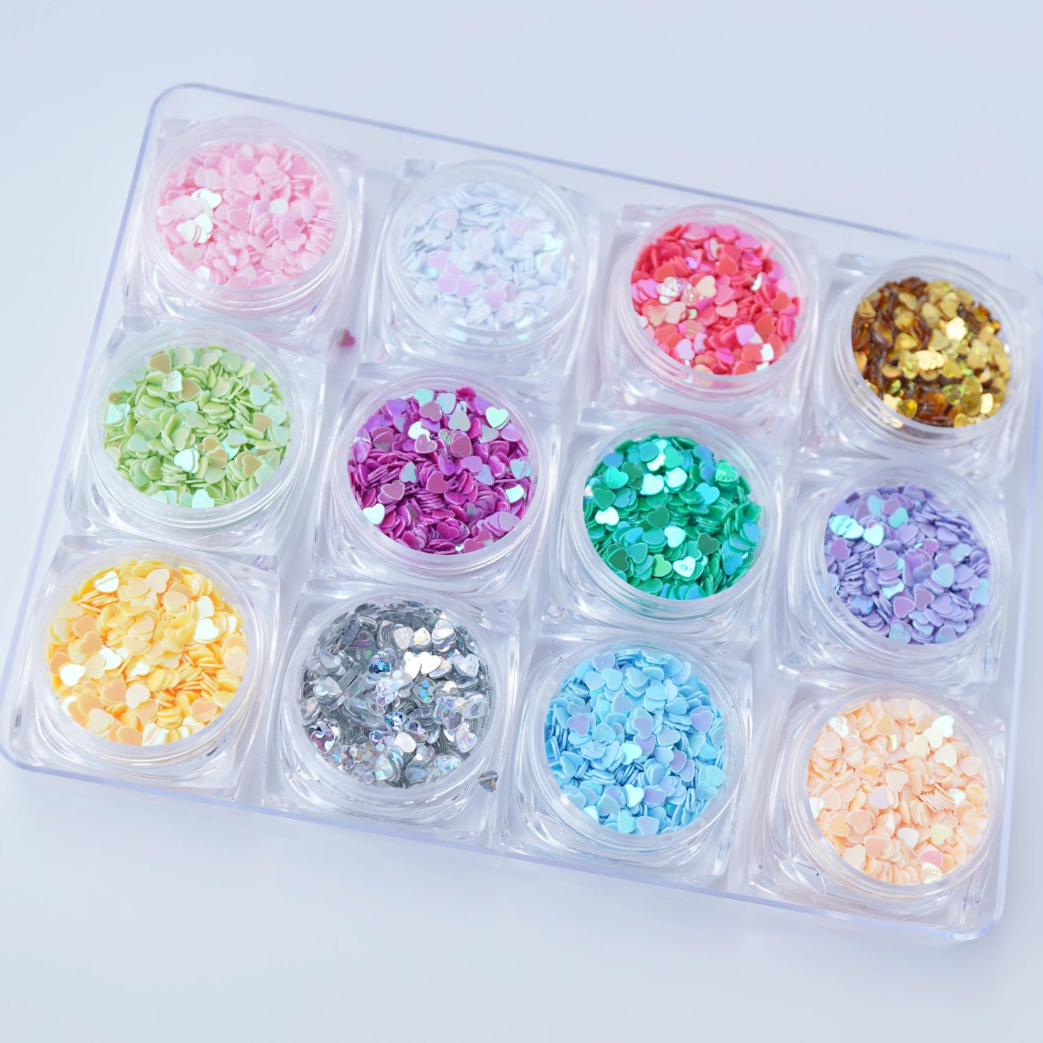 Fancy Glitter - 12 Colors (Star/Heart/Twinkle)