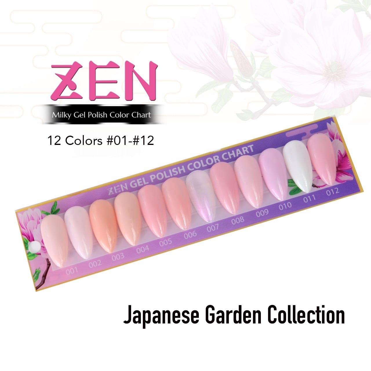 ZEN | Milky Gel Polish Japanese Garden Collection 